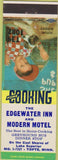 Matchbook Cover - Edgewater Inn Tofte MN boy with puppy