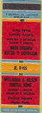 Matchbook Cover - Witt Good Kelsch Funeral Home Cincinnati OH