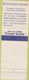 Matchbook Cover - Chieftain Motel Chambers AZ