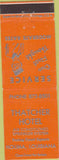 Matchbook Cover - Thatcher Hotel Houma LA orange