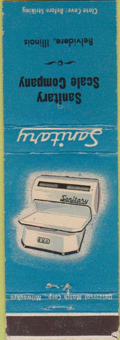 Matchbook Cover - Sanitary Scale Co Belvidere IL
