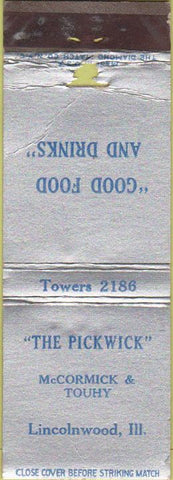 Matchbook Cover - The Pickwick Lincolnwood IL WEAr