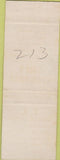 Matchbook Cover - Green's Cigars Barber Shop Seattle WA SAMPLE