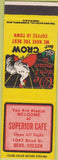 Matchbook Cover - Superior Cafe Bend OR SAMPLE