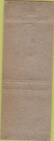 Matchbook Cover - Pierre Restaurant Washinton DC