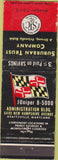 Matchbook Cover - Suburban Trust Co Hyattsville MD WEAR
