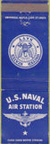 Matchbook Cover - US Naval Air Station