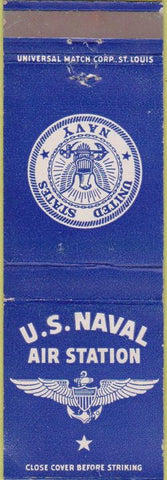 Matchbook Cover - US Naval Air Station