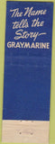 Matchbook Cover - Gray Marine Motors feature Detroit MI