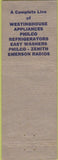Matchbook Cover - Wright Electric Elmira NY
