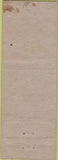 Matchbook Cover - Tap House Elmira NY WORN