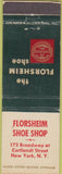 Matchbook Cover - Forsheim Sho Co New York City
