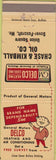 Matchbook Cover - GM Delco oil gas Dover Foxcroft ME
