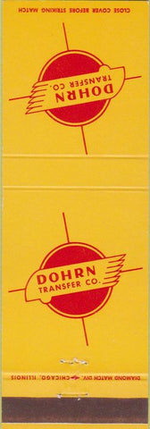Matchbook Cover - Dohrn Transfer Co Trucking Rock Island IL