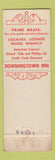 Matchbook Cover - 1796 House Restaurant Downingtown Inn PA WEAR