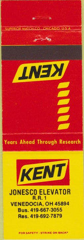 Matchbook Cover - Kent Feeds Venedocia OH