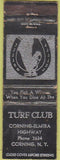 Matchbook Cover - Turf Club Elmira NY WEAR