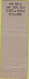 Matchbook Cover - Turf Club Elmira NY WEAR