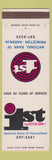 Matchbook Cover - 1st National Bank Homestead Princeton Naranja FL