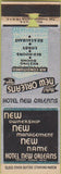 Matchbook Cover - Hotel New Orleans LA