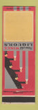 Matchbook Cover - Deco Liquor Wine Stock Cut BLANK
