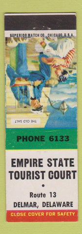 Matchbook Cover - Empire State Tourist Court Delmar DE