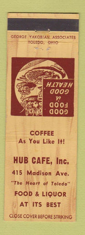 Matchbook Cover - Hub Cafe