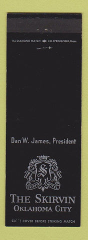 Matchbook Cover - Skirvin Hotel Oklahoma City OK