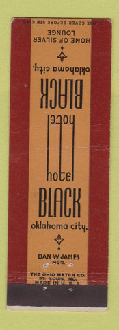 Matchbook Cover - Hotle Black Oklahoma City OK