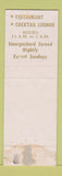 Matchbook Cover - Park Motel Scottsbluff NE Copper Kettle