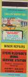Matchbook Cover - Klepack's Mobil oil gas Elizabeth IL