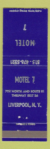 Matchbook Cover - Motel 7 Liverpool NY