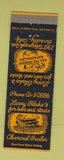 Matchbook Cover - Larry Blake's Charcoal Broiler Berkeley CA