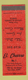 Matchbook Cover - El Charro Mexican Restaurant San Jose CA