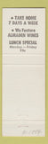 Matchbook Cover - El Charro Mexican Restaurant San Jose CA