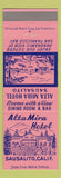 Matchbook Cover - Alta Mira Hotel Sausalito CA