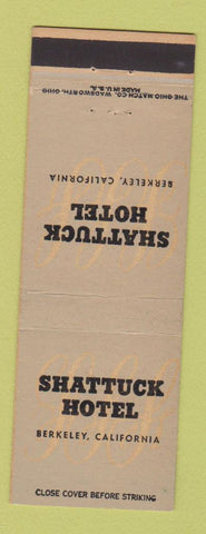 Matchbook Cover - Shattuck Hotel Berkeley CA