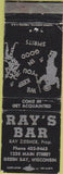 Matchbook Cover - Ray's Bar Green Bay WI WORN