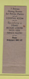 Matchbook Cover - Charlie's Cafe Exceptionale Minneapolis MN