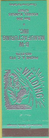 Matchbook Cover - BW Manufacturing Russell KS welding