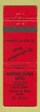 Matchbook Cover - Northeastland Hotel Presque Isle ME WEAR