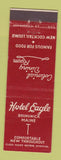 Matchbook Cover - Hotel Eagle Brunswick ME WEAR
