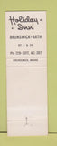 Matchbook Cover - Holiday Inn Brunswick ME