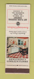 Matchbook Cover - Armstrong Linoleum Art Floor Wilmington DE
