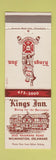Matchbook Cover - Kings Inn Wilmington DE
