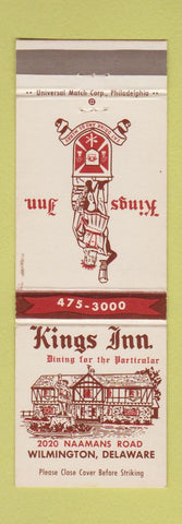Matchbook Cover - Kings Inn Wilmington DE