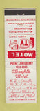 Matchbook Cover - Albright's Motel Etters PA