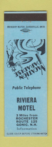 Matchbook Cover - Riviera Motel Gonic NH