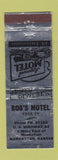 Matchbook Cover - Bob's Motel Manhattan KS