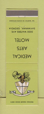 Matchbook Cover - Medical Arts Motel Savannah GA